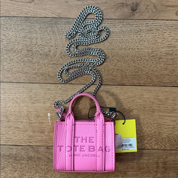 Marc Jacobs Handbags - Marc Jacobs The Nano Tote Crossbody Bag In Bow Pink NWT Sold Out Viral Mini Luxe